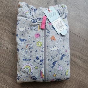NWT Girls Cat and Jack hoodie size 10/12 L plus